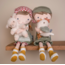 Little Dutch knuffelpop boer Jim met kip 35cm