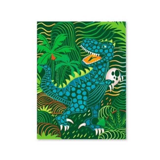 Box Candiy Scratch art set Dinosaurs