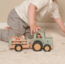 Little Dutch tractor met trailer  Little Farm FSC