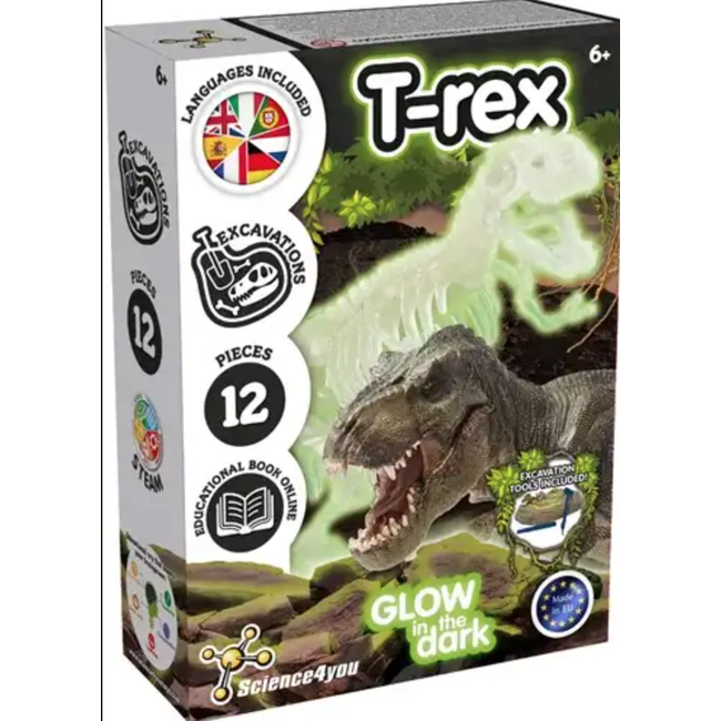 Science4you Excavation T-Rex Glow in the Dark