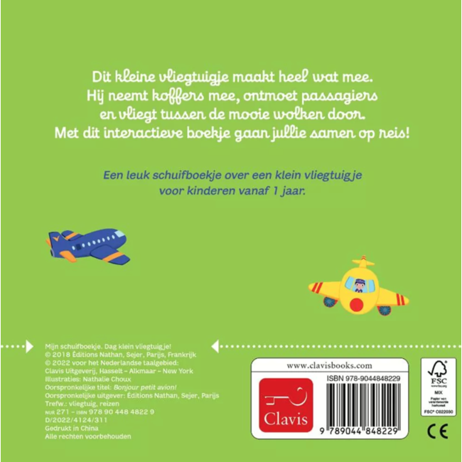 Mijn schuifboekje: Dag klein vliegtuigje