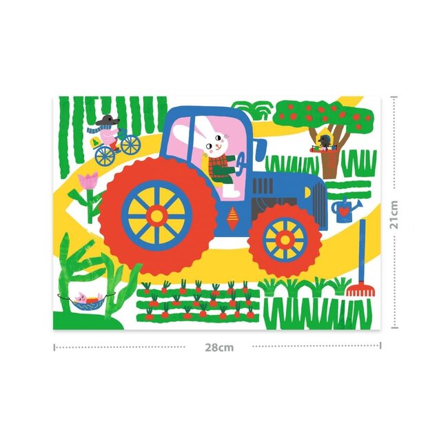 dj00040 kraskaarten 'Voertuigen'