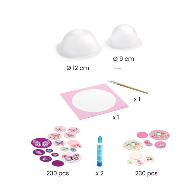 dj07982 knutselset papier maché kommen