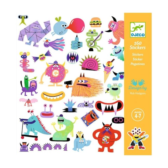 dj09281 Stickers Monsters