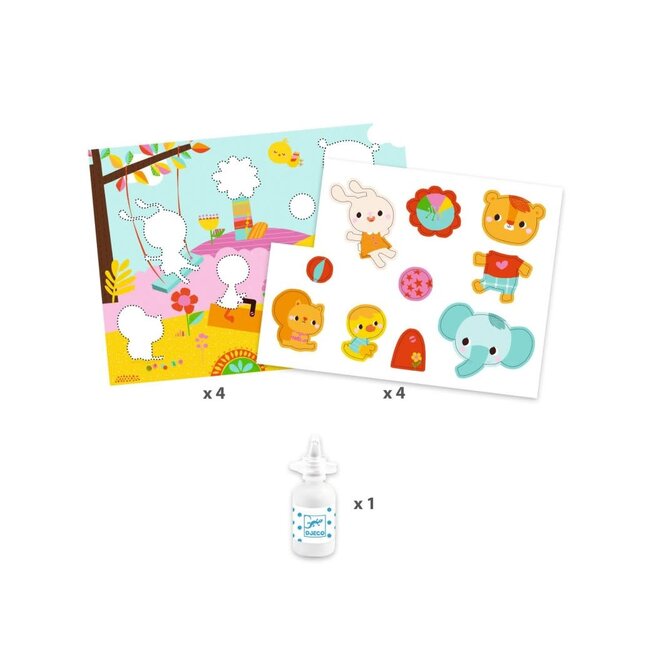 dj09873 Knutselset collage dieren