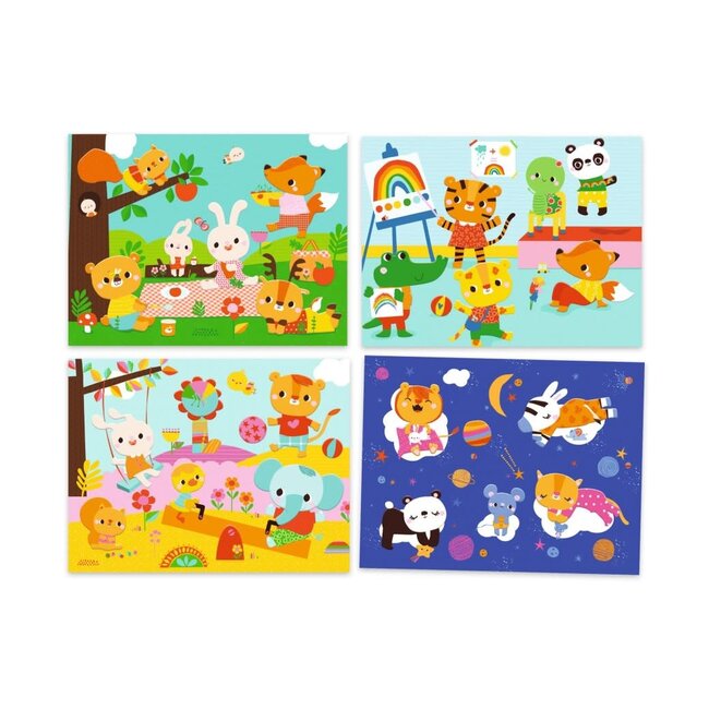 dj09873 Knutselset collage dieren