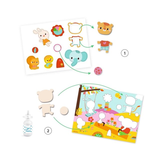 dj09873 Knutselset collage dieren