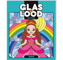 Glas in lood kleurboek prinses