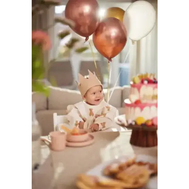 Jollein Verjaardagskroon 12x35cm party collection Biscuit