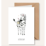 Juulz kaart Beterschap zebra