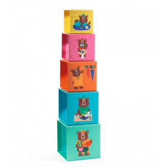 Djeco dj09119 Stapelblokken Topanihouse