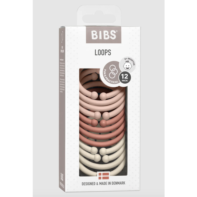 Bibs loops 12 pack blush woodchuck ivory