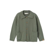 Lil' Atelier vest NMMTheo agave green