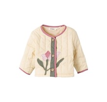 Lil' Atelier quilt jacket NBFDunna wood ash