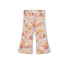 Feetje flare broek aop Sunny Side Up offwhite