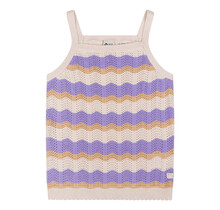 Daily7 knitted singlet dahlia purple