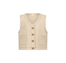 The New Chapter gilet Bobby simplu taupe