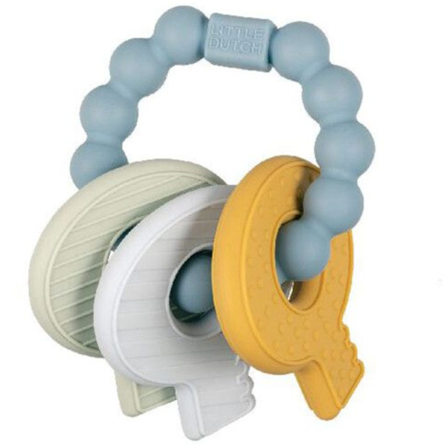 Little Dutch siliconen sleutelbos Blauw