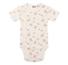 Daily7 romper overslag berry print cream