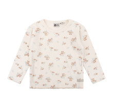 Daily7 longsleeve berry print cream