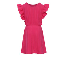 Looxs fancy knitdress warm fuchsia