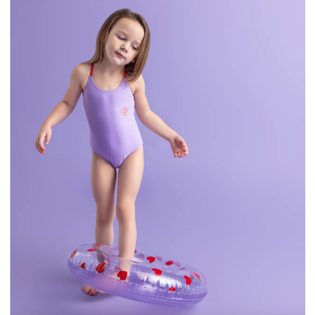 Swim Essentials Zwemband Lila hartjes 55 cm