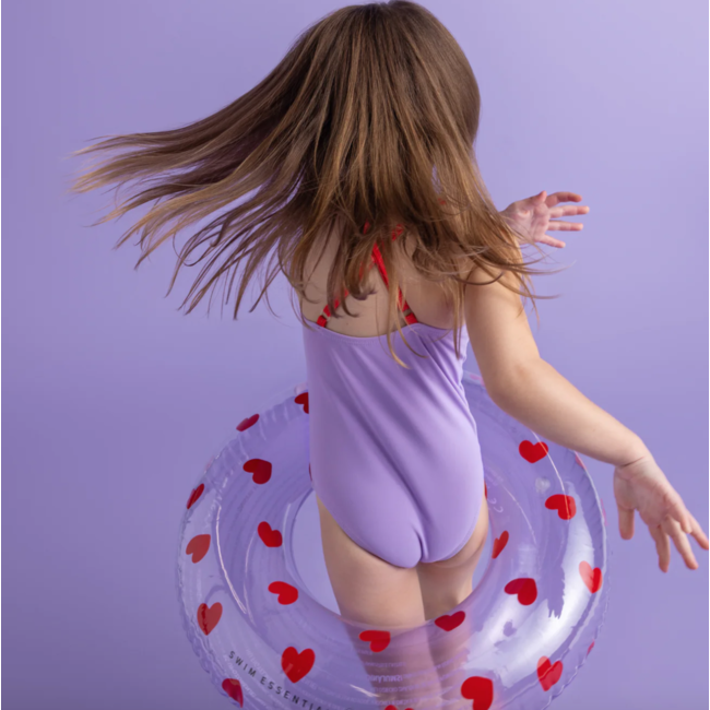 Swim Essentials Zwemband Lila hartjes 55 cm