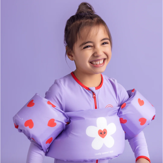 Swim Essentials Puddle Jumper Lila hartjes 2-6 jaar