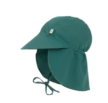 Lassig UV zonnehoed met flap green