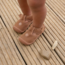 Lässig beach sandalen caramel
