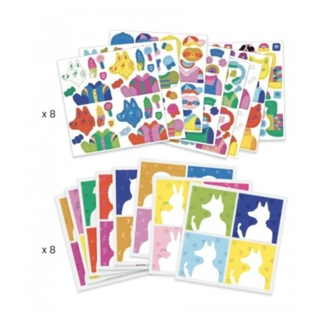 dj09371 Stickers Totally pop - Inspired by Andy Warhol