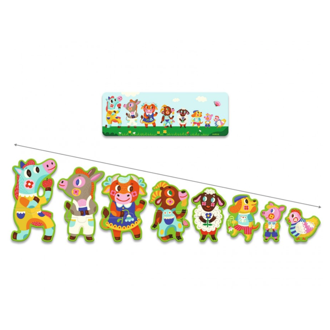 dj08266 Puzzel groot en klein op de boerderij