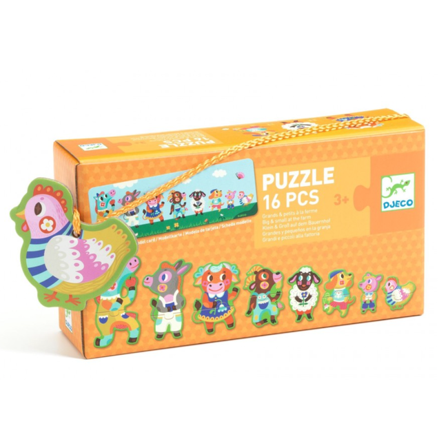 dj08266 Puzzel groot en klein op de boerderij