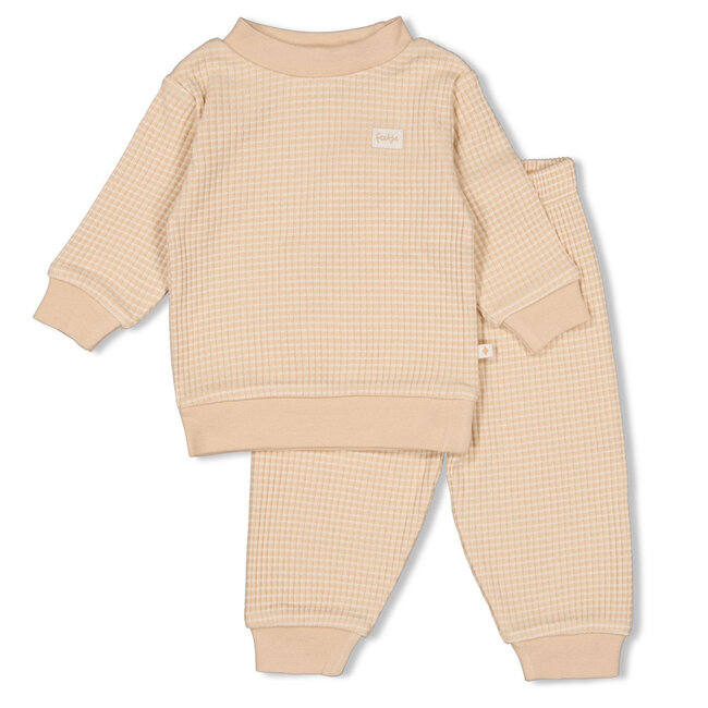 Feetje Wafel Pyjama Summer Special zand