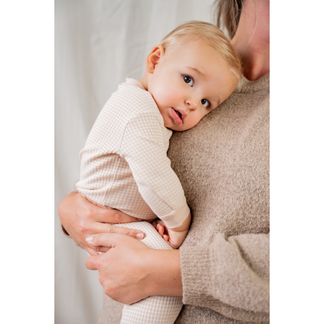 Feetje Wafel Pyjama Summer Special zand