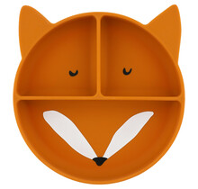 Trixie siliconenbord met vakjes en zuignap Mr. Fox