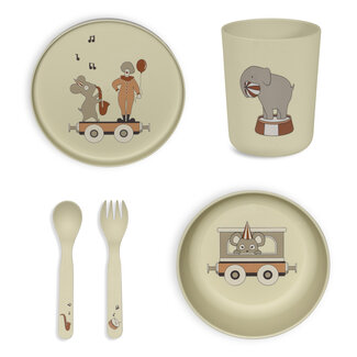 Nuuroo Nuuroo PLA dinnerset Marius cream 5-pack