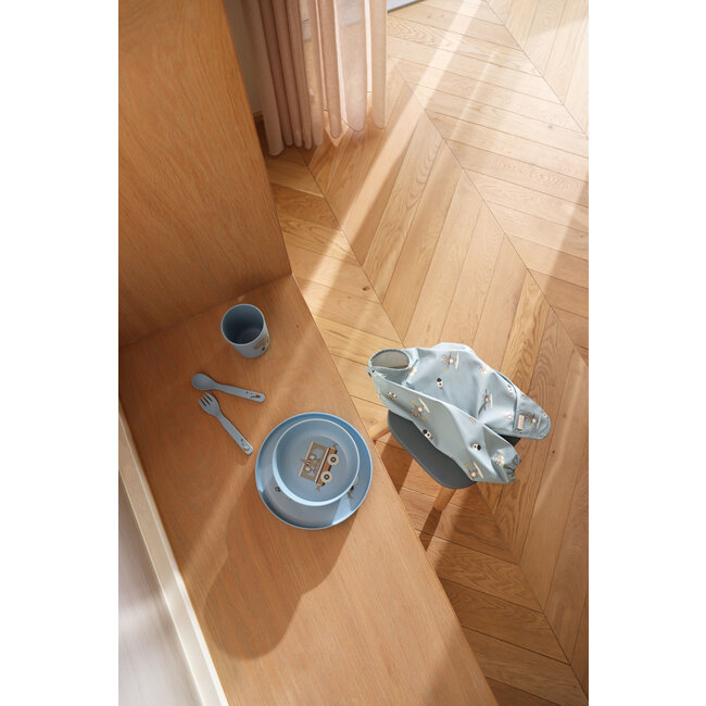 Nuuroo PLA dinnerset Marius dusty blue 5-pack