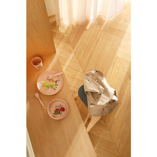 Nuuroo PLA dinnerset Marius rose dust 5-pack