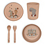 Nuuroo PLA dinnerset Marius rose dust 5-pack