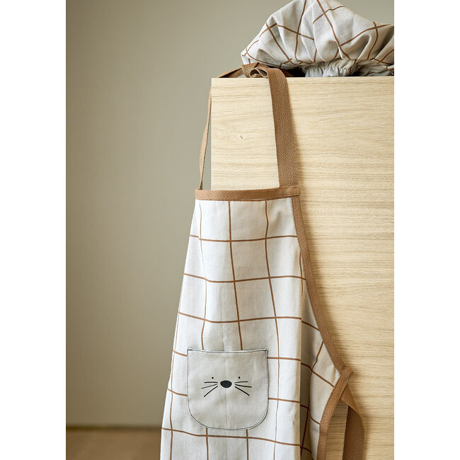 Nuuroo schort en koksmuts Elliot Cobblestone