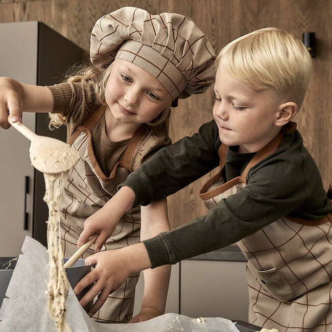 Nuuroo schort en koksmuts Elliot Cobblestone