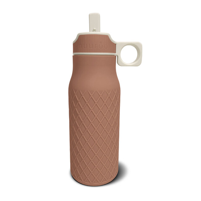 Nuuroo siliconen drinkfles Isa 400 ml chocolate malt