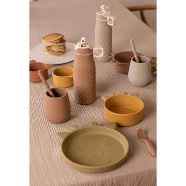 Nuuroo siliconen drinkfles Isa 400 ml chocolate malt