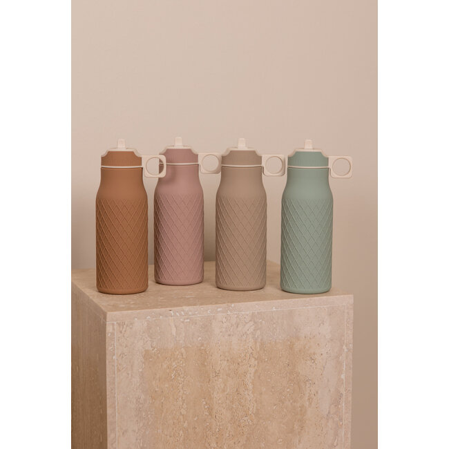 Nuuroo siliconen drinkfles Isa 400 ml cobblestone