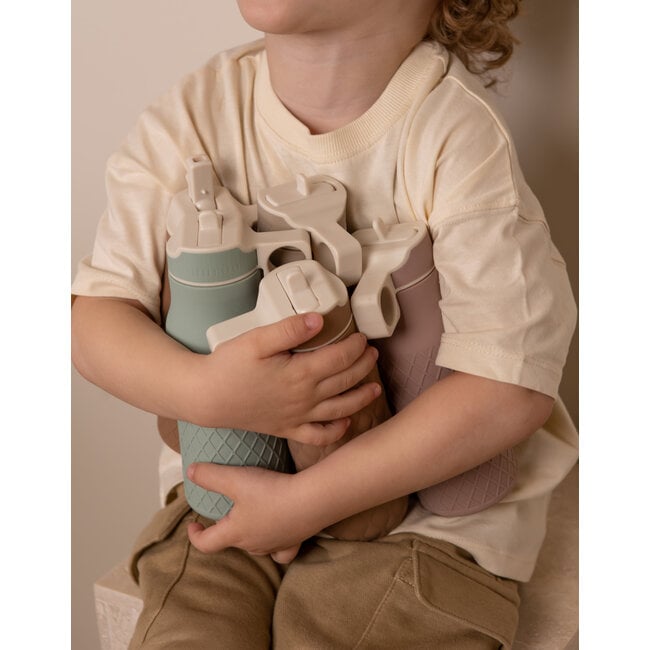 Nuuroo siliconen drinkfles Isa 400 ml desert sage