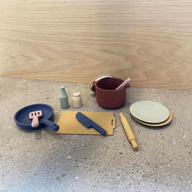 Nuuroo siliconen kitchen playset  Adam 12 pcs