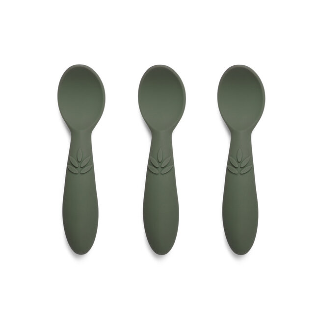Nuuroo siliconen spoon Ella 3-pack dusty green