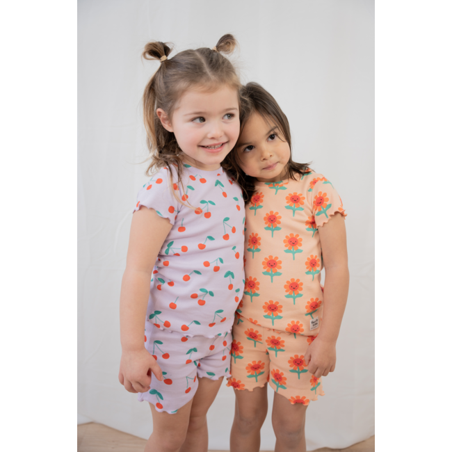 Feetje shortama Filou Fleur perzik