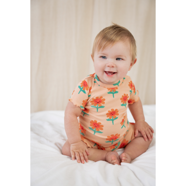 Feetje shortama Filou Fleur perzik